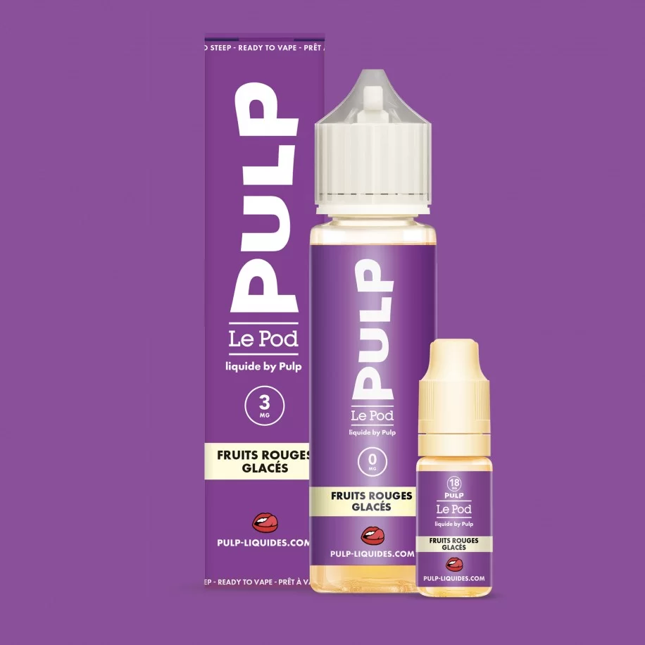 pack fruits rouges glaces le pod liquide by pulp 60 ml pack fruits rouges glaces le pod liquide by pulp 60 ml