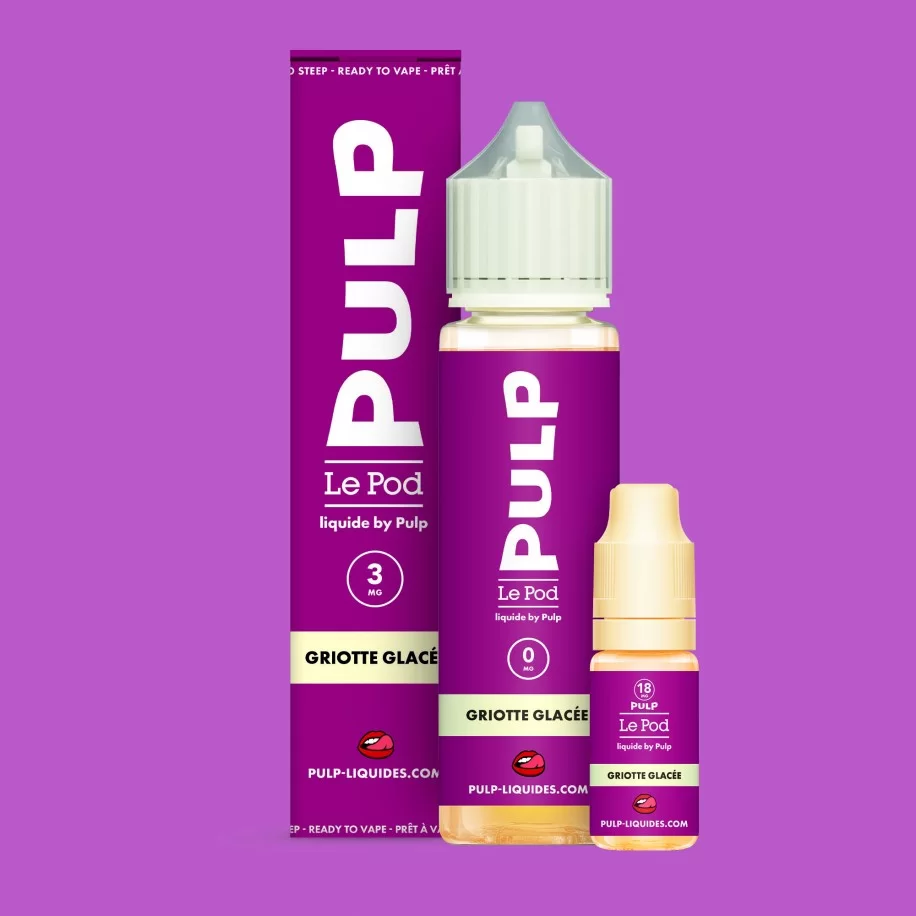 pack fruits griotte glacee le pod liquide by pulp 60 ml pack fruits griotte glacee le pod liquide by pulp 60 ml