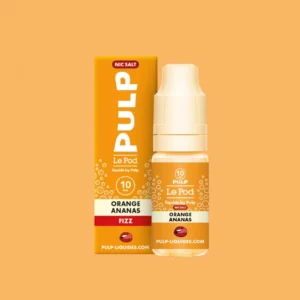 le pod liquide fizz by pulp orange ananas 10 ml