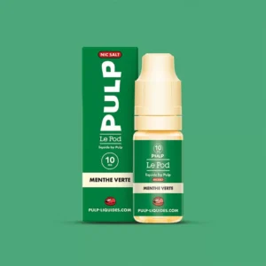 le pod liquide by pulp menthe verte 10 ml