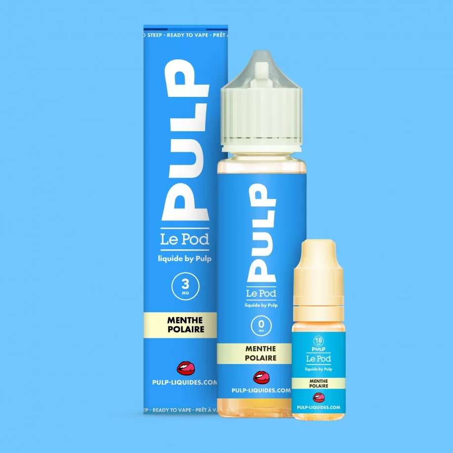 pack menthe polaire le pod liquide by pulp 60 ml pack menthe polaire le pod liquide by pulp 60 ml