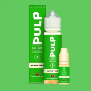 pack menthe verte le pod liquide by pulp 60 ml